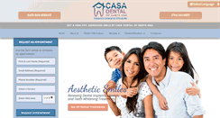 Desktop Screenshot of casadentalsantaana.com